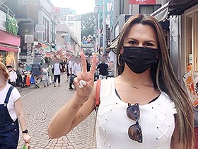 黒船襲来☆ブラジル人ニューハーフmari 電撃DEBUT！　サンプル画像02